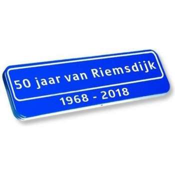 Origineel straatnaambord, tekst in/onder kader 70x15cm - Straatnaambord met eigen naam - Naambord - Gratis verzending!