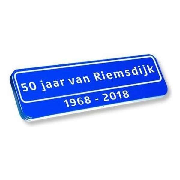 Origineel straatnaambord, tekst in/onder kader 70x15cm - Straatnaambord met eigen naam - Naambord - Gratis verzending!