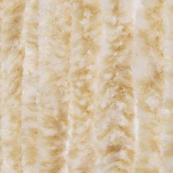 Kattenstaartgordijn 100x240 beige/wit