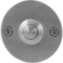 GPF9827.06 deurbel met RVS button rond 50x2 mm RVS geborsteld