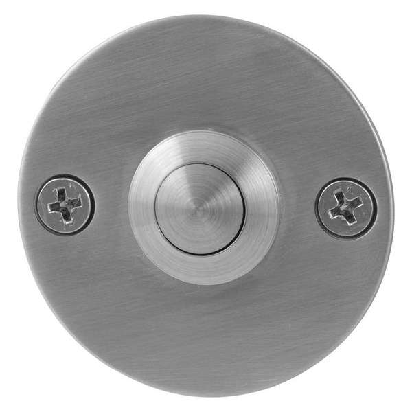 GPF9827.06 deurbel met RVS button rond 50x2 mm RVS geborsteld