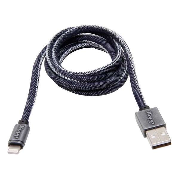 Kopp verloopkabel demin van USB naar MFI (1mtr)