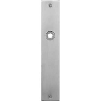 GPF Plaatschild rechthoekig zonder veer 220x40x2mm WC72/8 normale knop