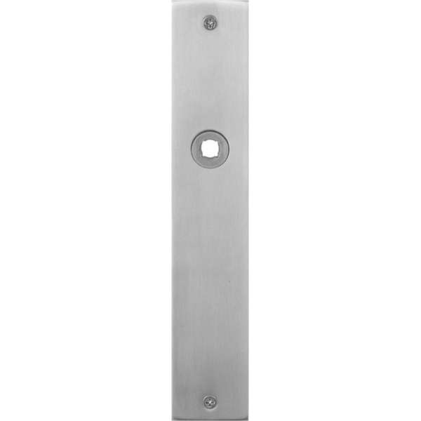 GPF Plaatschild rechthoekig zonder veer 220x40x2mm WC72/8 normale knop