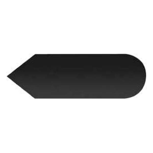 Self adhesive black coated stainless steel Pictogram for door mark arrow