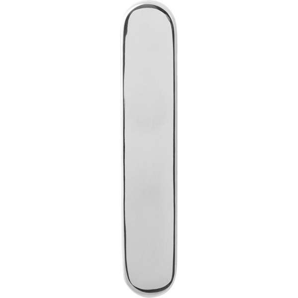 GPF Gatdeel langschild afgerond 220x40x8mm zonder krukgat PC72