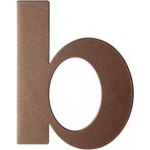 Bronze blend letter B plat, 110 mm