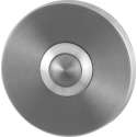 GPF9827.05 deurbel met RVS button rond 50x6 mm RVS geborsteld