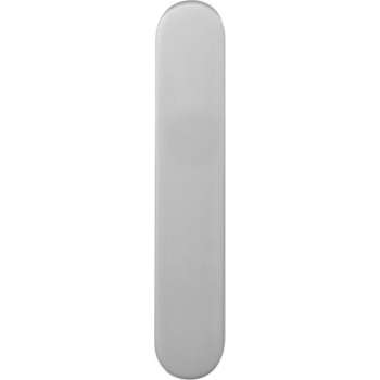 GPF Langschild afgerond 218x40x8.5mm zonder krukgat BB72