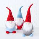 deurstopper kerstman kabouter set van 3 stuks