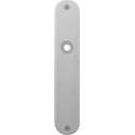 GPF Plaatschild afgerond zonder veer 220x40x2mm WC72/8 normale knop