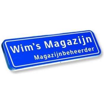 Origineel straatnaambord, 70x15cm - Straatnaambord met eigen naam - Naambord - Gratis verzending!