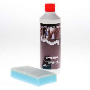 Intersteel RVS reiniger - 500 ml met spons