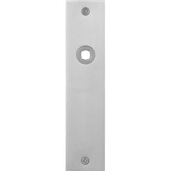 GPF Plaatschild rechthoekig zonder veer 181x41x2mm WC72/8 normale knop