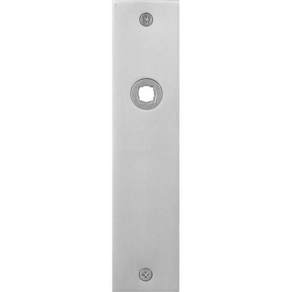 GPF Plaatschild rechthoekig zonder veer 181x41x2mm WC72/8 normale knop