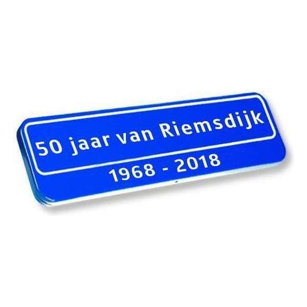 Naambordje voordeur! – Origineel straatnaambord – Naambord met eigen tekst in/onder kader 70 x 15 cm