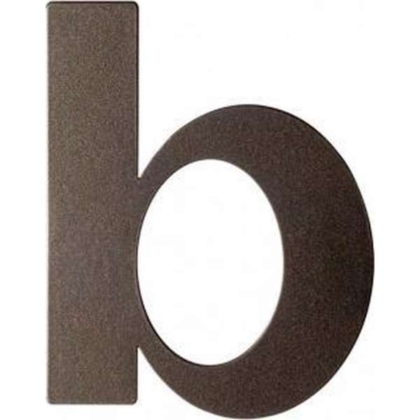 Dark blend letter B plat, 110 mm