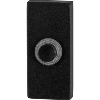 GPF8826.01 deurbel met zwarte button rechthoekig 70x32x10mm zwart