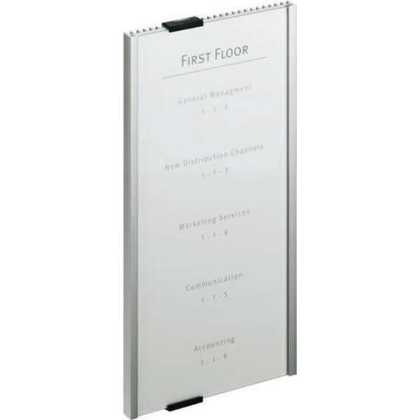 Durable 4804 Naambord - Naambordje - Deurbord- Info Sign - Geanodiseerd aluminium - Metallic zilver- 149 x 297 mm