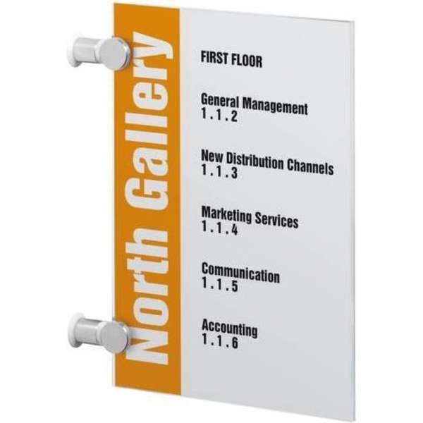 Durable Crystal Sign - Banner - Deurbord - Naambord - 210 x 297 mm