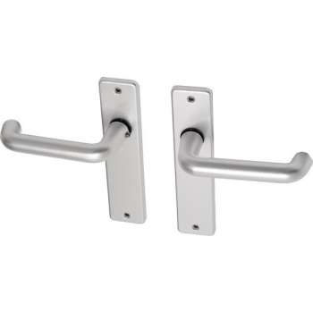 Wovar Deurkruk met blind schild aluminium coupemodel - Per Set