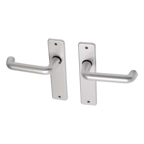 Wovar Deurkruk met blind schild aluminium coupemodel - Per Set