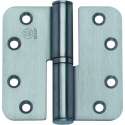 kogelpaumelle RVS 89x89mm afgerond links