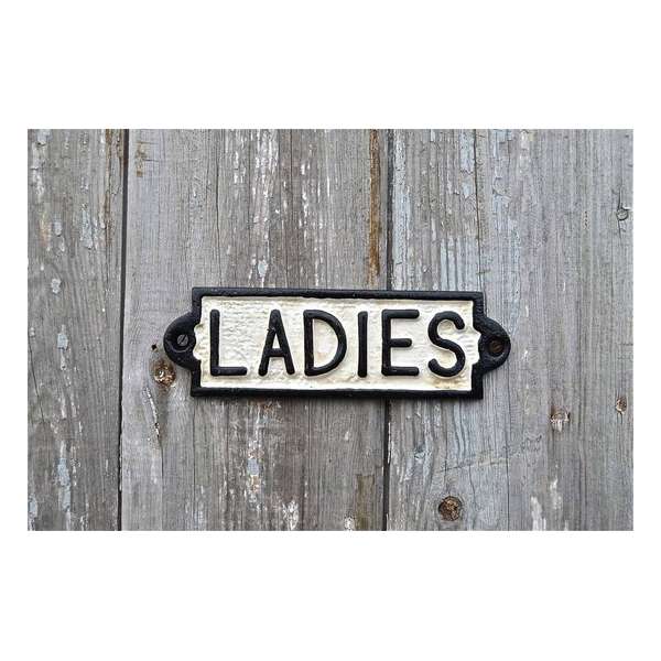 Uniek Toiletbordje Dames / Ladies