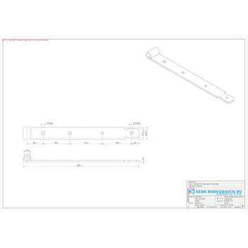 GB Heng voor pen diameter 16mm elektrolytisch verzinkt 400 424070