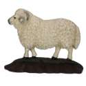 Schaap deurstop metaal 25x5x18cm