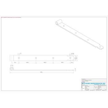 GB Heng voor pen diameter 16mm elektrolytisch verzinkt 500 424090