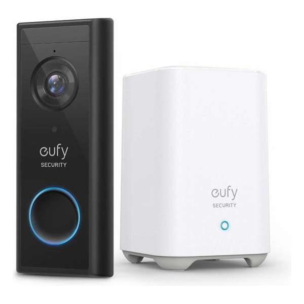 Eufy Video Deurbel - Draadloos - Inclusief HomeBase - WiFi vereist