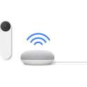 Google Nest Deurbel Batterij + Nest Mini Chalk Speaker / Deurbelgong