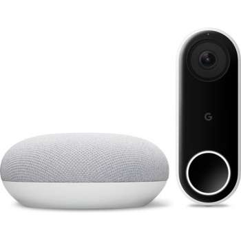 Google Nest Hello videodeurbel + Google Nest Mini Rock Candy