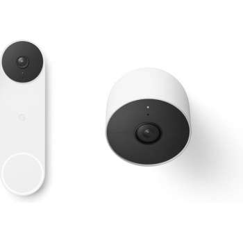 Google Nest Deurbel + Nest Cam Beveiligingscamera - Batterij