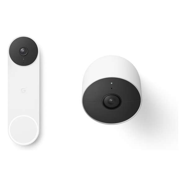 Google Nest Deurbel + Nest Cam Beveiligingscamera - Batterij