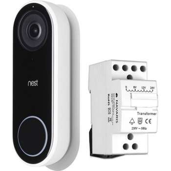 Google Nest Hello videodeurbel - Inclusief Transformator - Smart HOWM