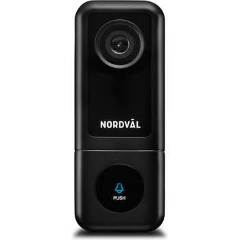 Nordväl SH105 Slimme Video Deurbel met 2K Camera + WiFi + 32GB SD kaart