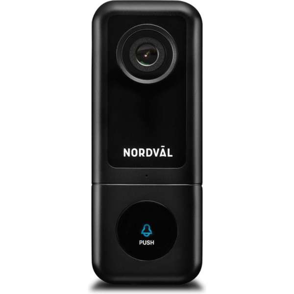 Nordväl SH105 Slimme Video Deurbel met 2K Camera + WiFi + 32GB SD kaart