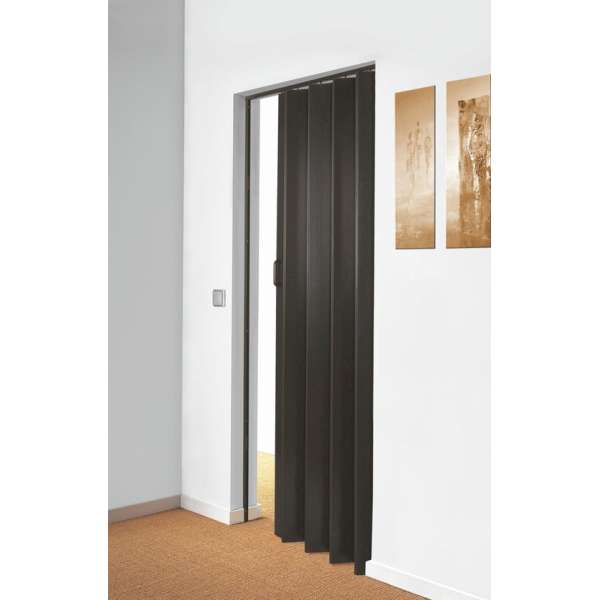 Marley Piazza zonder glas vouwdeur in kleur espresso / licht bruin BxH 88x205 cm