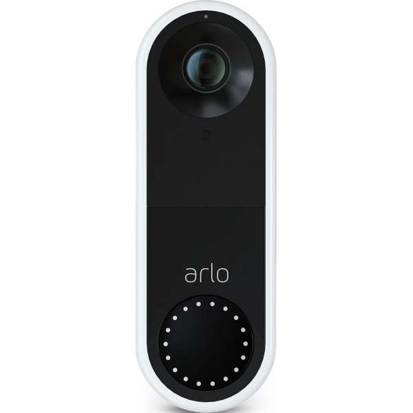 Arlo Video Deurbel - Bedraad - 1080p - HD video - WiFi - Sirene - Wit