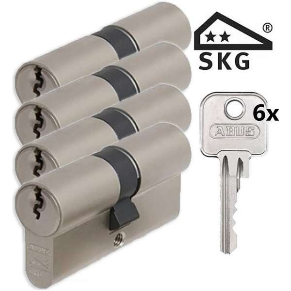 Abus E60 SKG2 - cilindersloten - 4 stuks gelijksluitend - 30/30