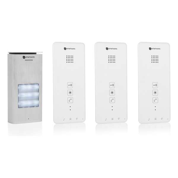 Smartwares Audio intercom system for 3 apartments DIC-21132