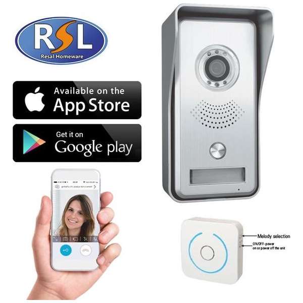 RSL Homeware RL-IP02C IP Video Deur Intercom - Camera met nachtzicht - Bekijk & Communiceer via mobiele App