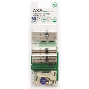 AXA Dubbele veiligheidscilinder (3x) Xtreme Security verlengd 30-45 - 3 stuks