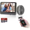 Vitafa ® Draadloze video deurbel - Bewegingsdetectie - Smart Home Video Intercoms - Camera met WiFi - Tuya 1080P Camera- 32Gb