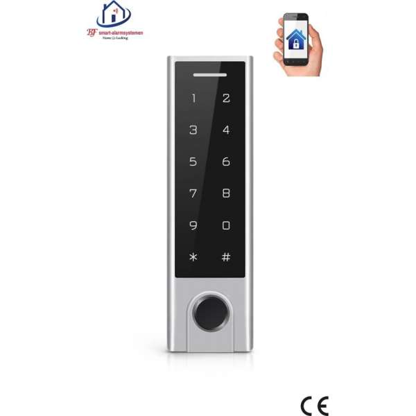 Home-Locking bluetooth-toegangscontrole door vingerafdruk,ID-kaart,wachtwoord, of via APP op gsm.DT-1142