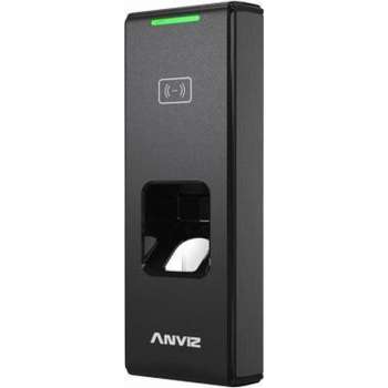 Anviz C2 Slim WiFi Bluetooth MIFARE stand alone vingerafdruk en kaart lezer voor buiten met TCP/IP, PoE en ingebouwd relais