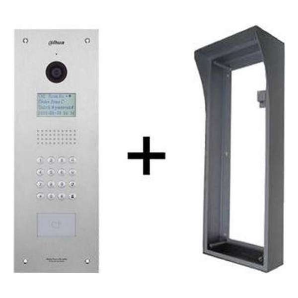 Dahua VTO1210C-X(S) IP intercom buitenpost, 1.3 mp CMOS camera incl. opbouw behuizing