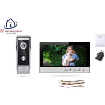 Home-Locking videofoon met 1 binnen 9" paneel.DT-2218-1-1